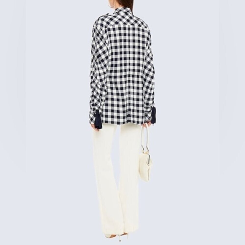 Jonathan Simkhai Gingham Twill Utility Jacket In … - image 2